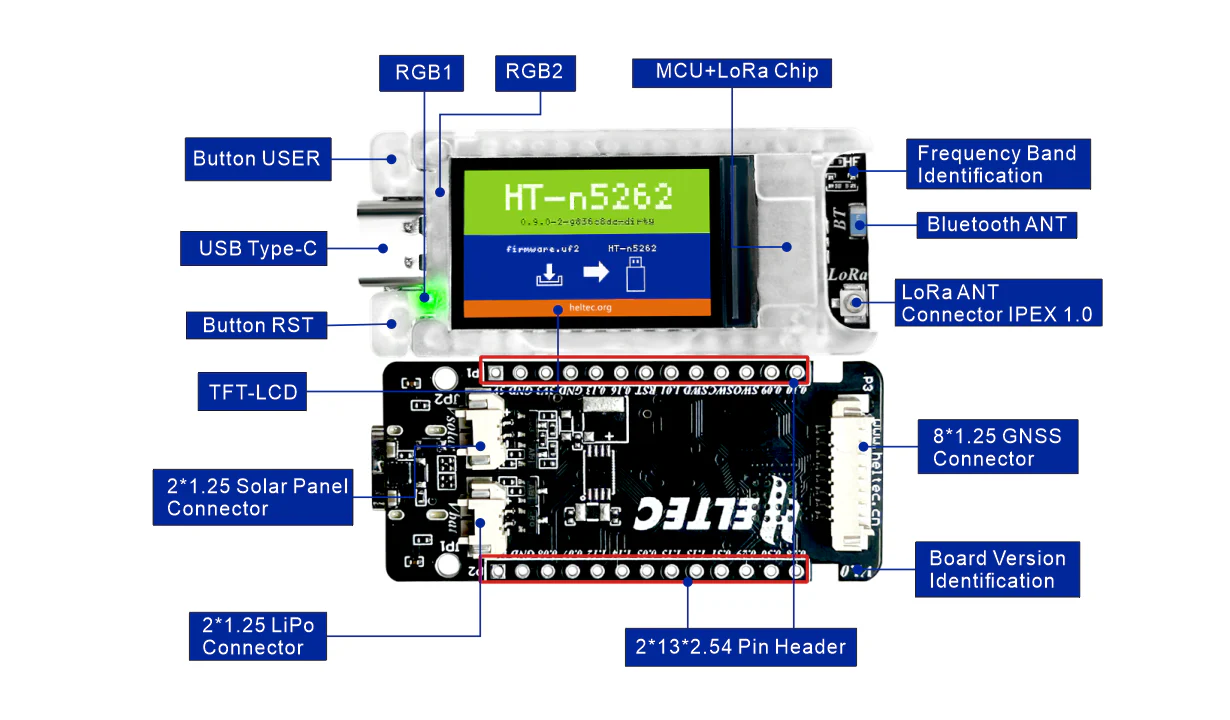 Heltec Mesh Node T114 with Display - Image 4