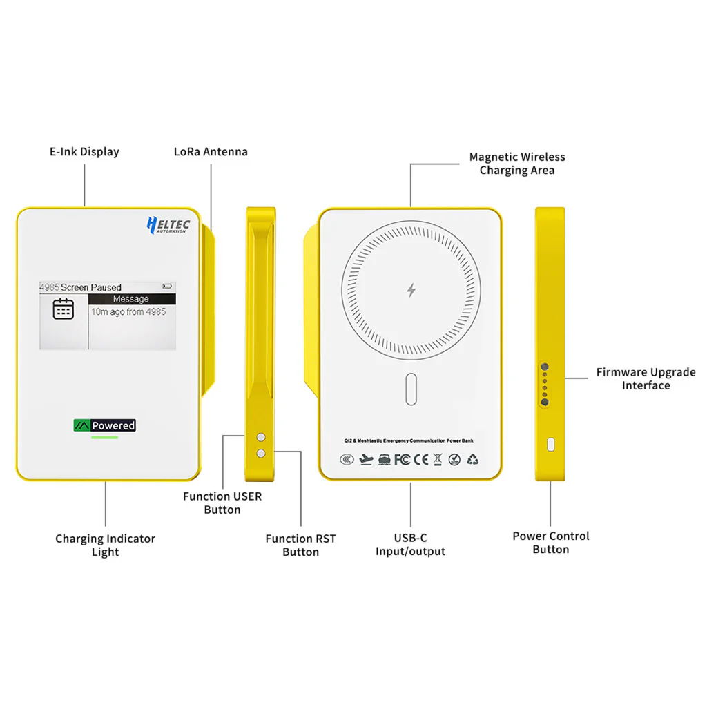 Heltec MeshPocket - Integrated Qi2 Power Bank - Image 8